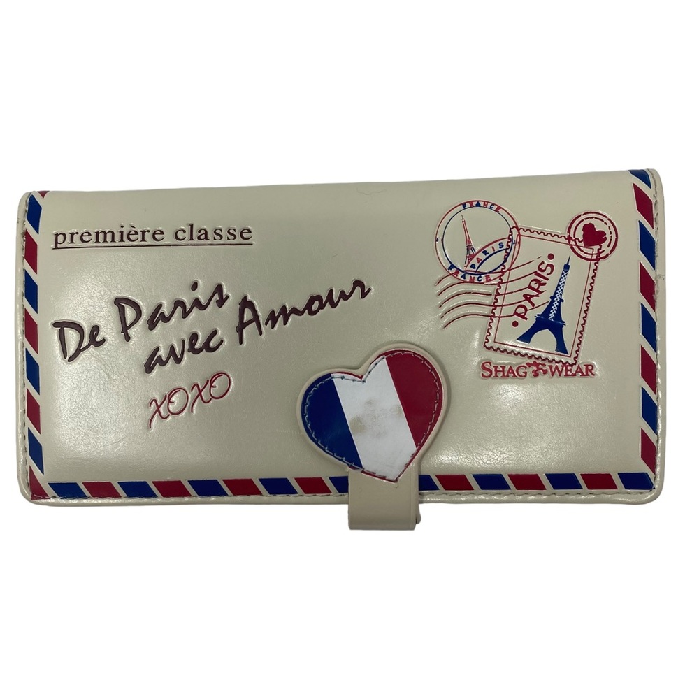 Shag Wear De Paris avec Amour Large Bifold Wallet